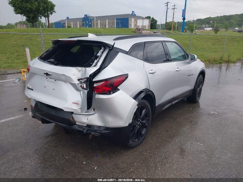 Vin: 3gnkbers0ls541610, lot: 45640610, chevrolet blazer fwd rs 20204
