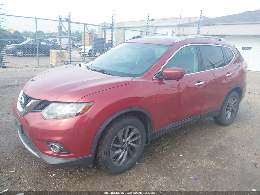 2016 Nissan Rogue Sl 5N1AT2MV3GC768539 photo 1