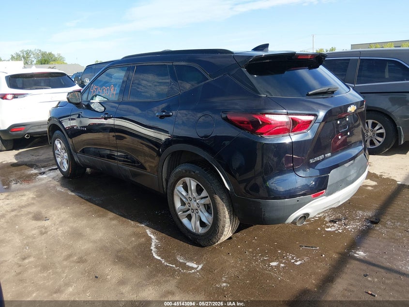 Vin: 3gnkbhrs2ls586646, lot: 45640733, chevrolet blazer awd 2lt 20203