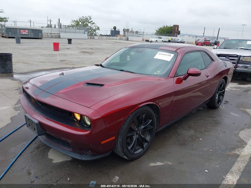 Vin: 2c3cdzag6jh339509, lot: 45640749, dodge challenger sxt 20182
