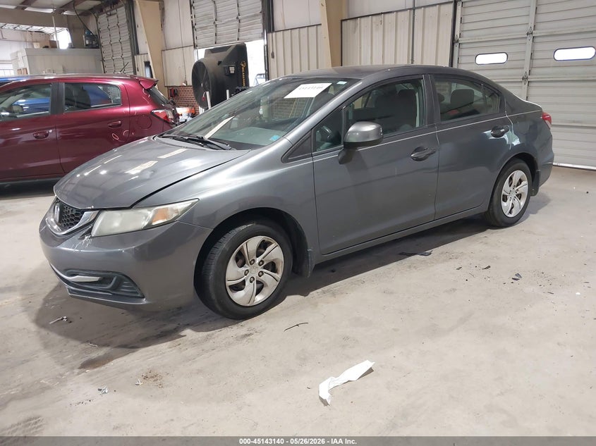 2013 Honda Civic Lx 19XFB2E57DE029884 photo 1