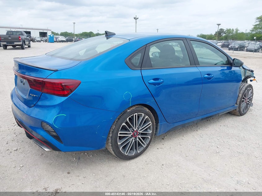 Vin: 3kpf44ac9pe593437, lot: 45640785, kia forte gt 20234