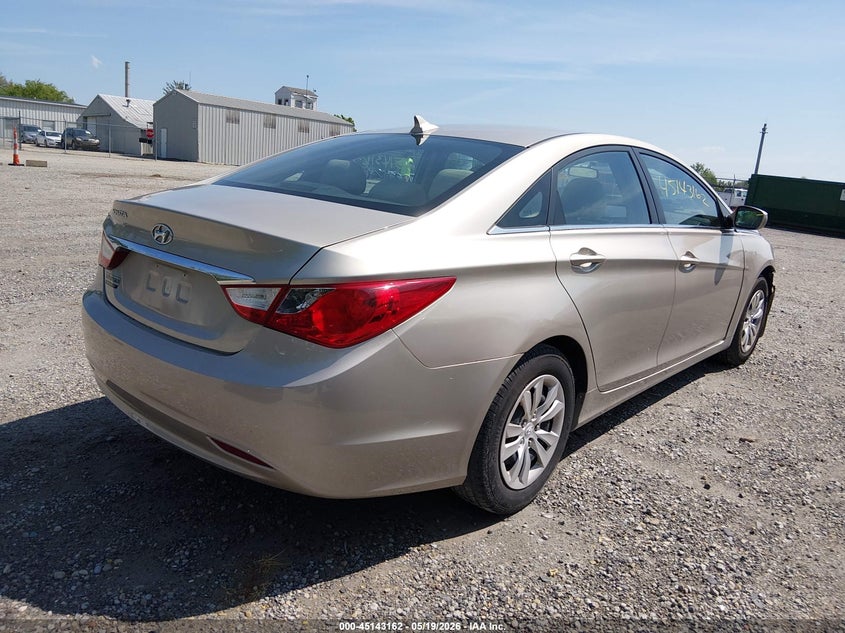 2011 Hyundai Sonata 2.4 Gls Gold Lot 111045143162 Vin 5NPEB4AC8BH018431
