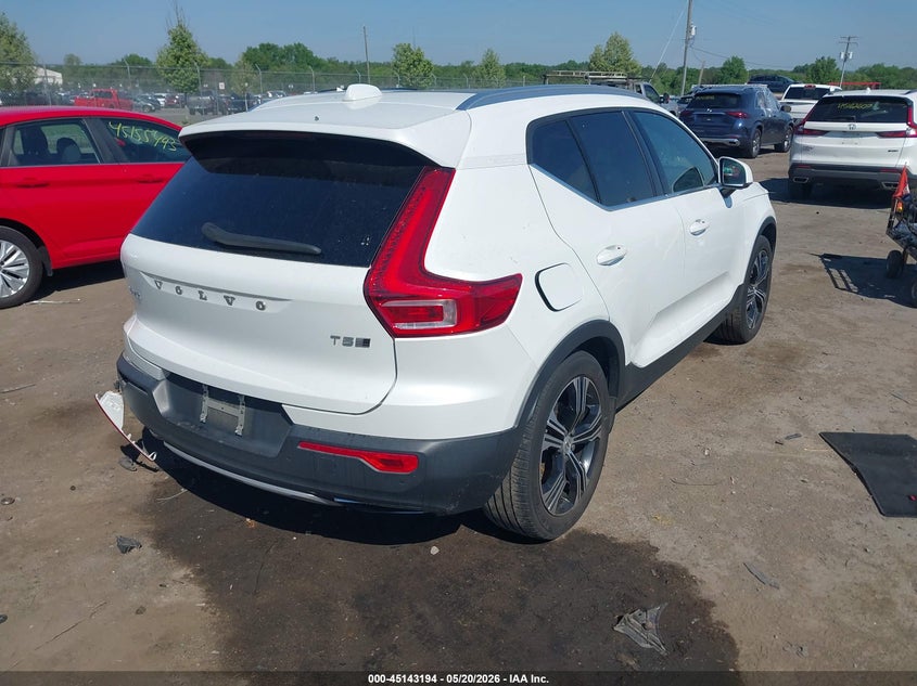 Vin: yv4162ul4l2258837, lot: 45640833, volvo xc40 t5 inscription 20204