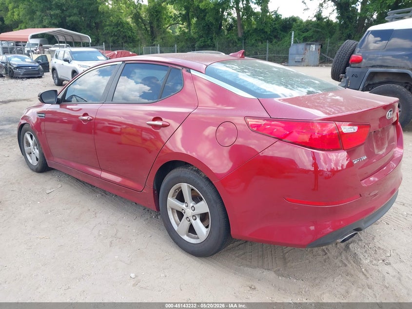 Vin: 5xxgm4a75fg441166, lot: 45640871, kia optima lx 20153