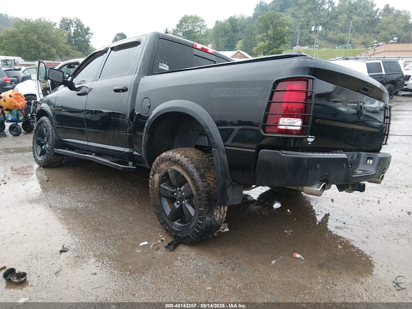 Vin: 1c6rr7lt0ks697065, lot: 45640896, ram 1500 classic warlock  4x4 5'7 box 20193