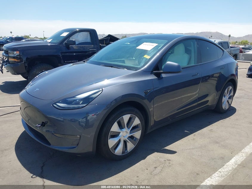 Vin: 7saygaeexpf907586, lot: 45641029, tesla model y awd/long range dual motor all-wheel drive 20232