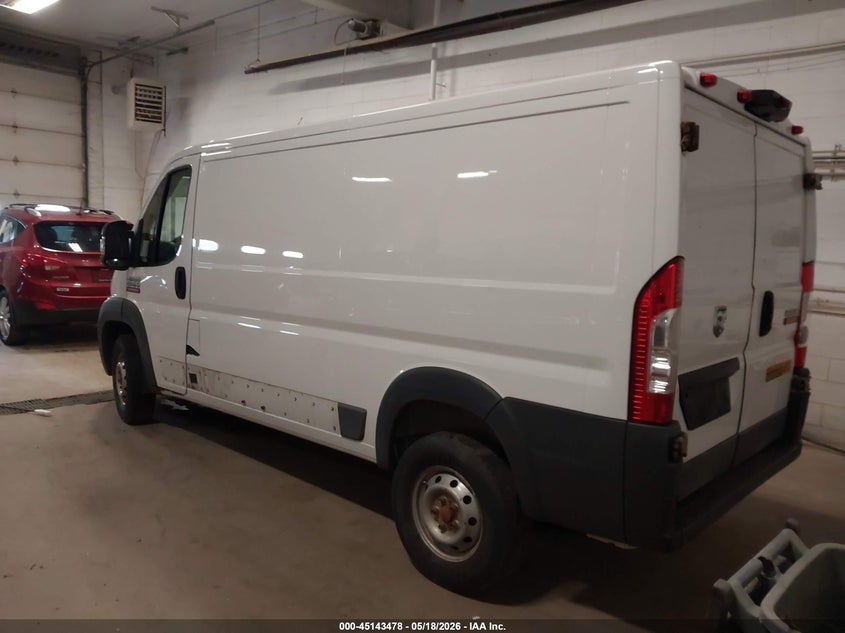 Vin: 3c6trvag9he506111, lot: 45641117, ram promaster 1500 low roof 136 wb 20173