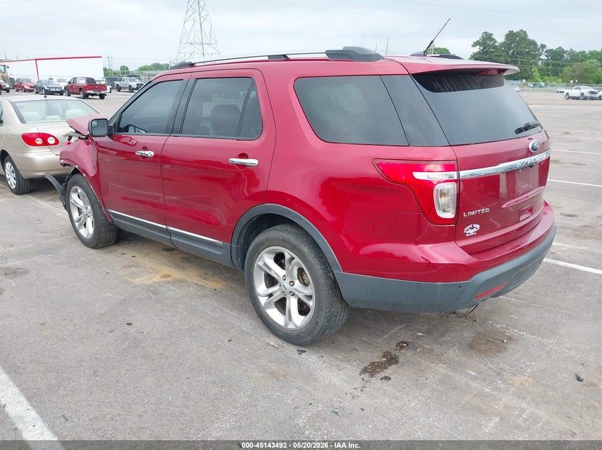 Vin: 1fm5k8f81dgc72125, lot: 45641131, ford explorer limited 20133