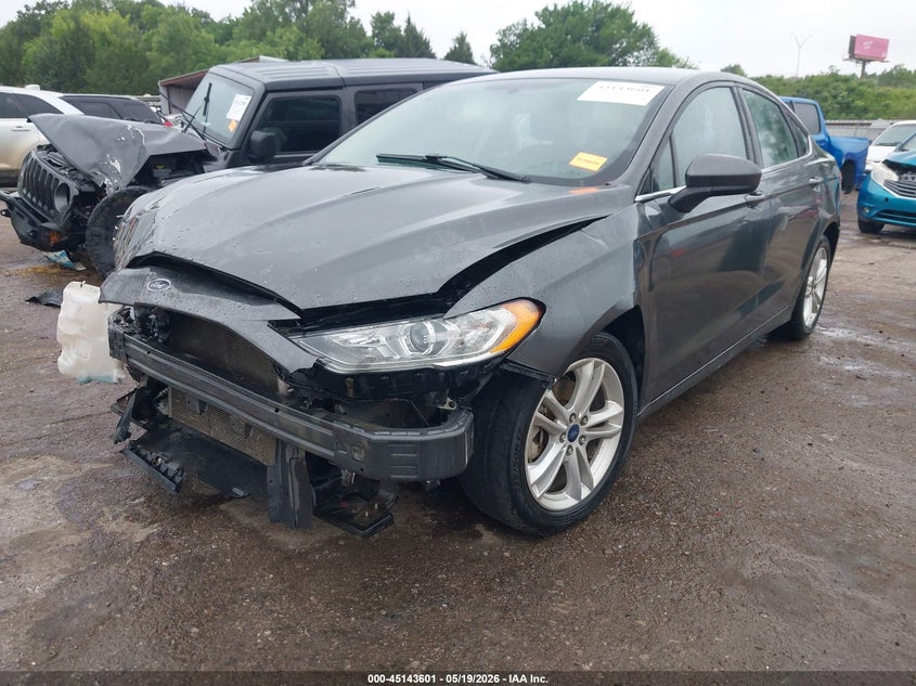 2018 Ford Fusion Se 3FA6P0H71JR182242 photo 1