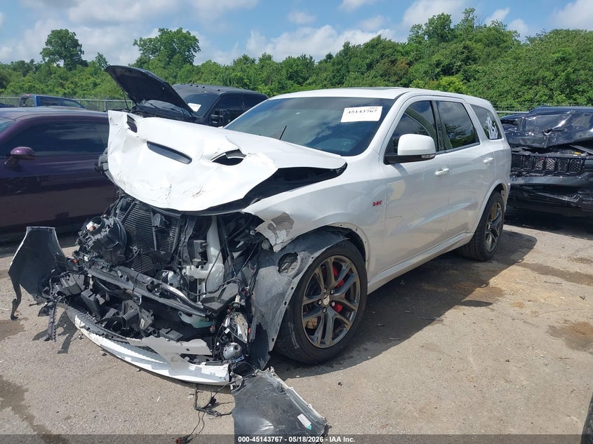 Vin: 1c4sdjgj5lc266411, lot: 45641406, dodge durango srt awd 20202