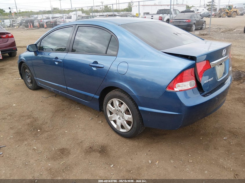 HONDA CIVIC 2011 VIN 2HGFA1F52BH510401