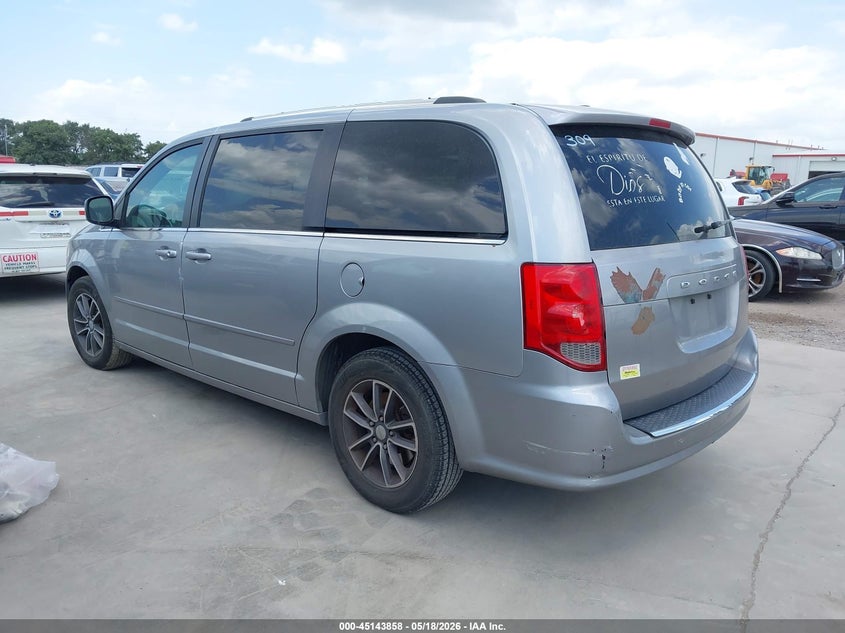 Vin: 2c4rdgbg7hr707225, lot: 45641497, dodge grand caravan cvp/sxt 20173