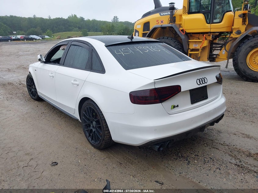 Vin: waubgafl4ea020262, lot: 45641603, audi s4 3.0t premium plus 20143