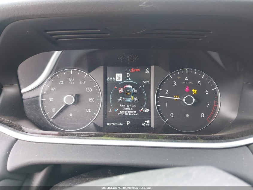 2020 Land Rover Range Rover Evoque S VIN: SALZJ2FX1LH004934 Lot: 45143975