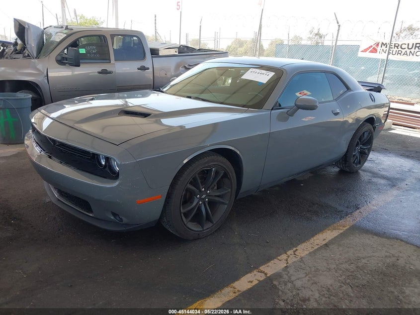 Vin: 2c3cdzagxjh334345, lot: 45641673, dodge challenger sxt 20182