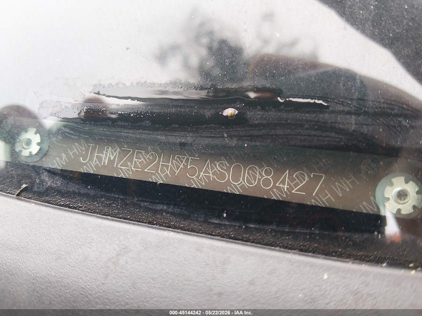 2010 Honda Insight Ex VIN: JHMZE2H75AS008427 Lot: 45144242