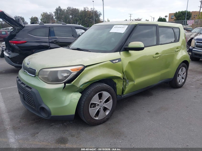 Vin: kndjn2a26e7042589, lot: 45641886, kia soul 20142