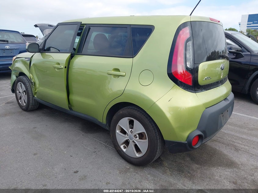 Vin: kndjn2a26e7042589, lot: 45641886, kia soul 20143