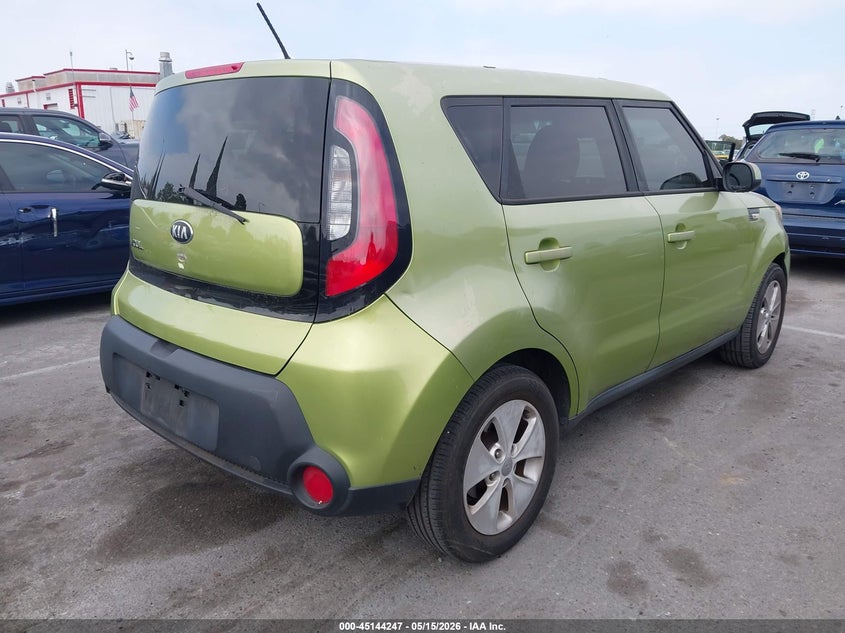 Vin: kndjn2a26e7042589, lot: 45641886, kia soul 20144