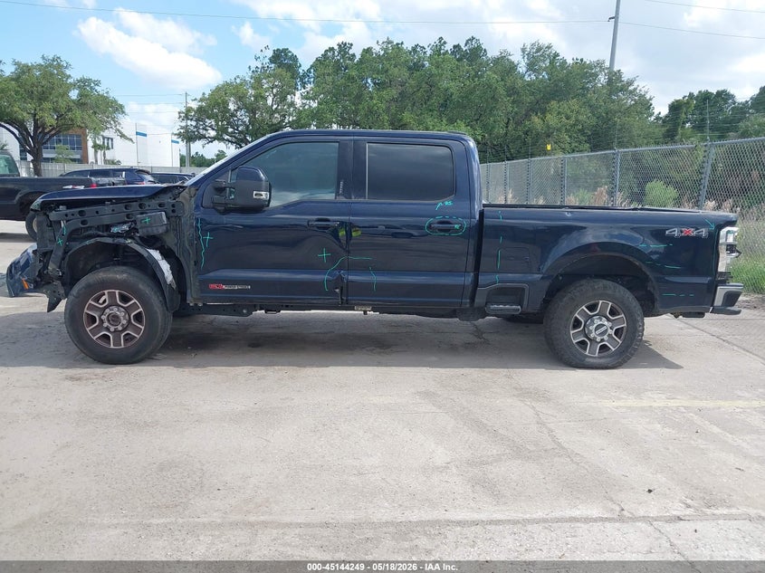 2023 Ford F250 Lariat Blue Lot 111045144249 Vin 1FT8W2BM1PEC97385