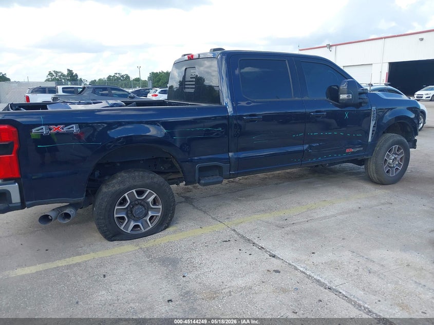 2023 Ford F250 Lariat Blue Lot 111045144249 Vin 1FT8W2BM1PEC97385