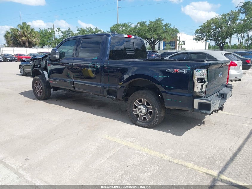 2023 Ford F250 Lariat Blue Lot 111045144249 Vin 1FT8W2BM1PEC97385