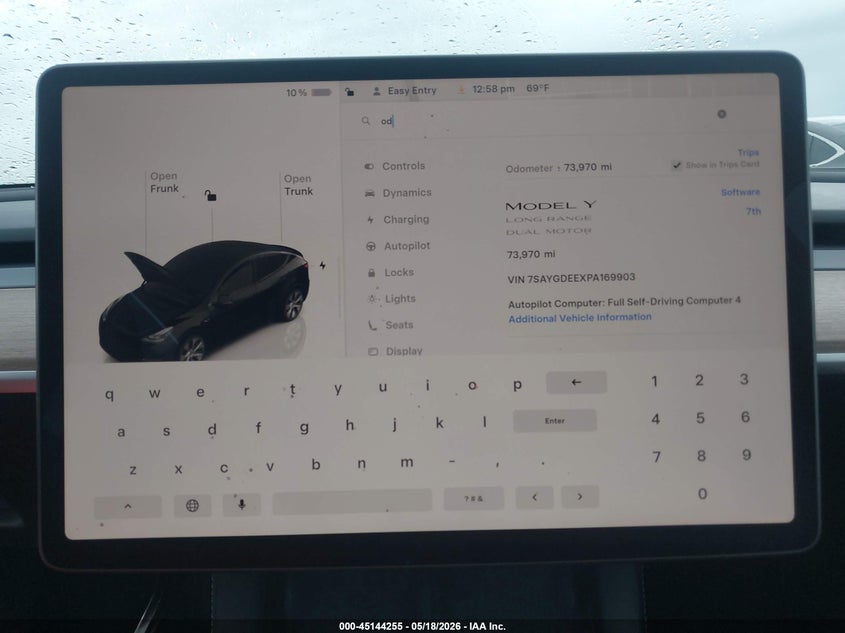 2023 TESLA MODEL Y auction photo 7