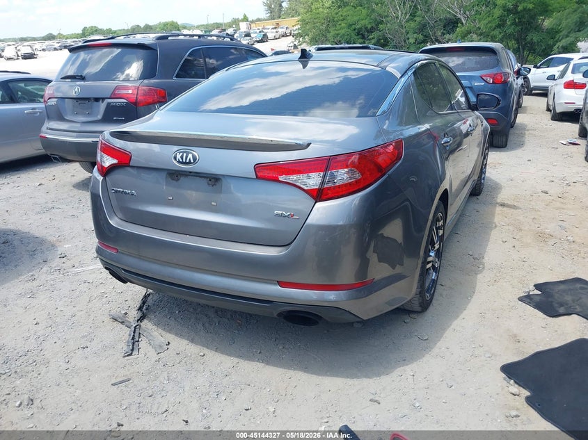 Vin: 5xxgr4a6xdg211239, lot: 45641966, kia optima sx 20134