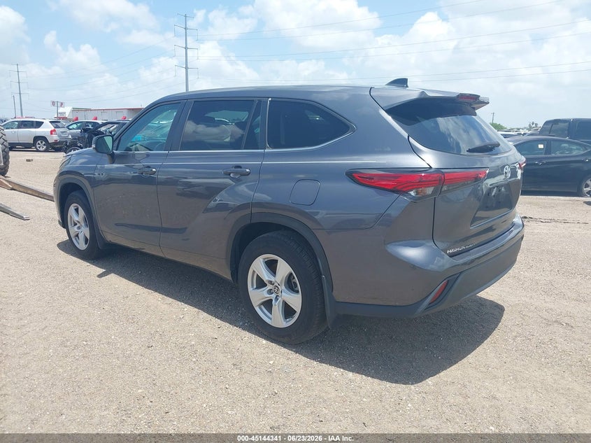 Vin: 5tdkdrbh0ps514510, lot: 45641981, toyota highlander le 20233