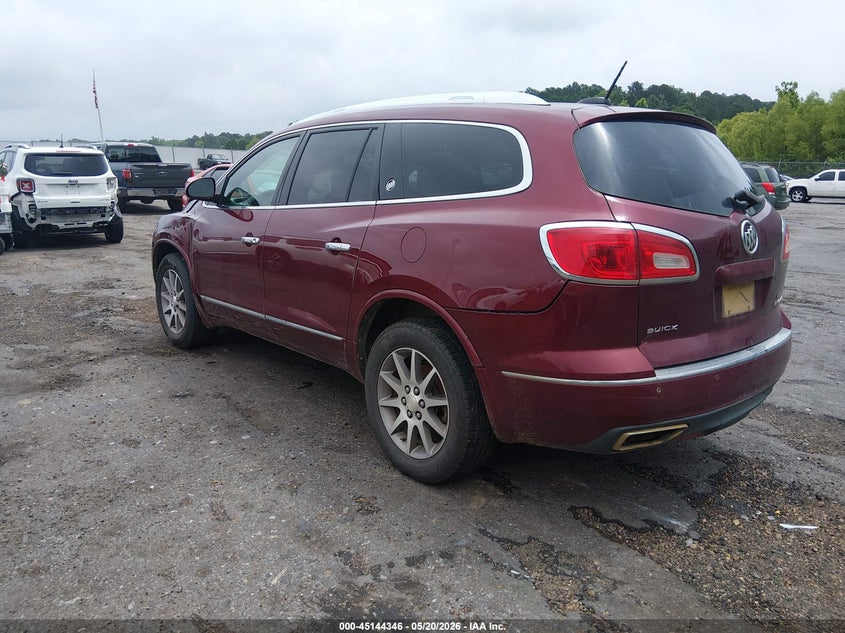 Vin: 5gakrbkd6gj284234, lot: 45641985, buick enclave leather 20163