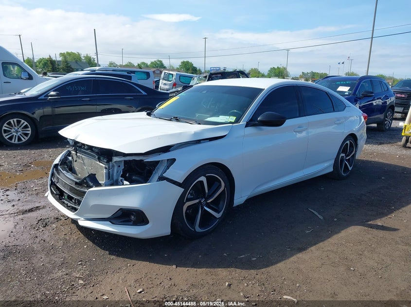 1HGCV1F32NA037091 2022 HONDA ACCORD SPORT photo 1