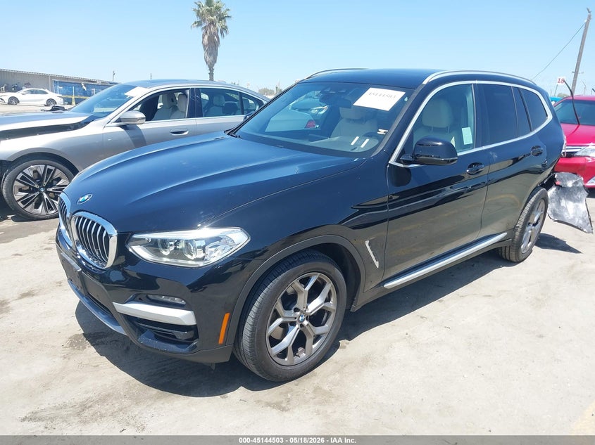 Vin: 5uxty3c06m9e29715, lot: 45642142, bmw x3 sdrive30i 20212