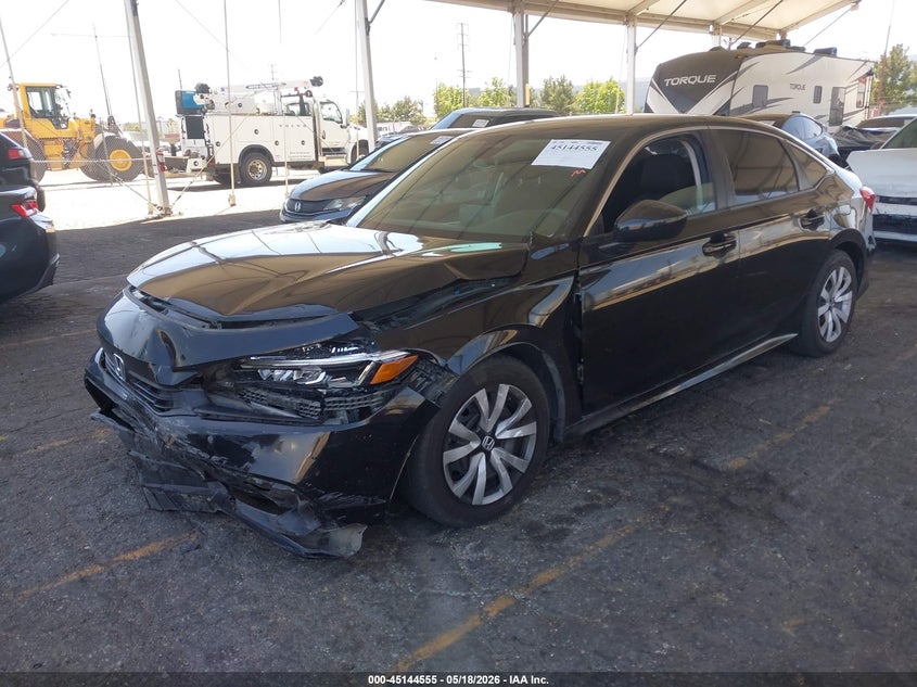 2022 Honda Civic Lx 2HGFE2F26NH518070 photo 1