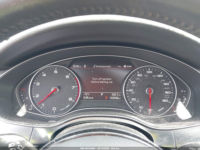 2014 Audi A6 3.0T Premium Plus VIN: WAUFGAFCXEN050540 Lot: 45144560