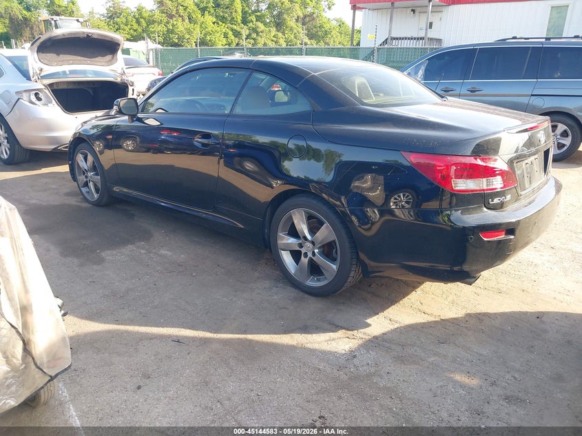 Vin: jthff2c26a2509726, lot: 45642222, lexus is 250c 20103