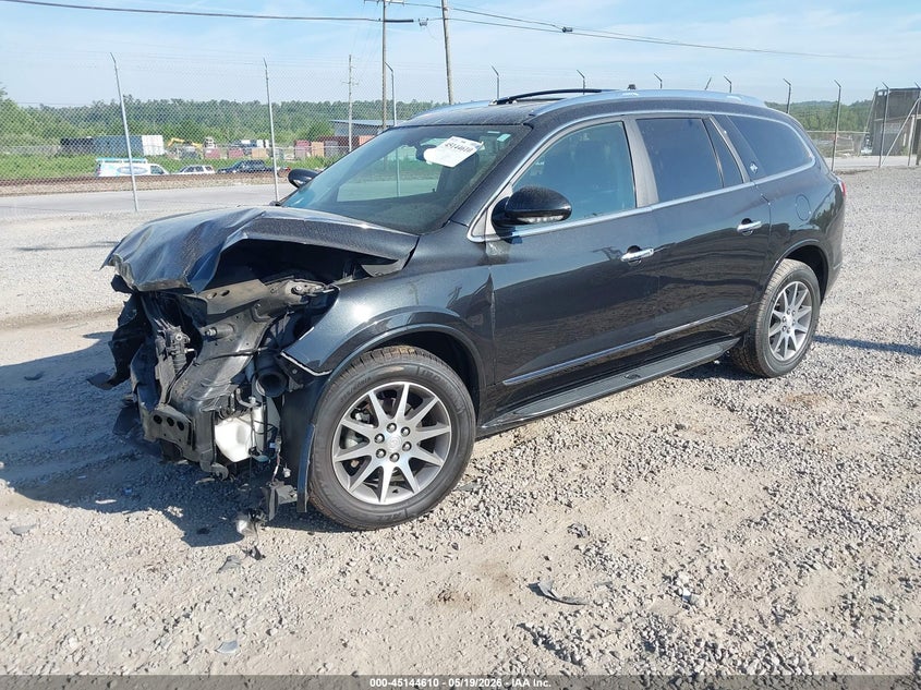 Vin: 5gakvckdxdj125827, lot: 45642249, buick enclave leather 20132