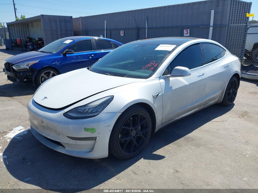 Vin: 5yj3e1eb2kf512538, lot: 45642256, tesla model 3 long range/performance 20192