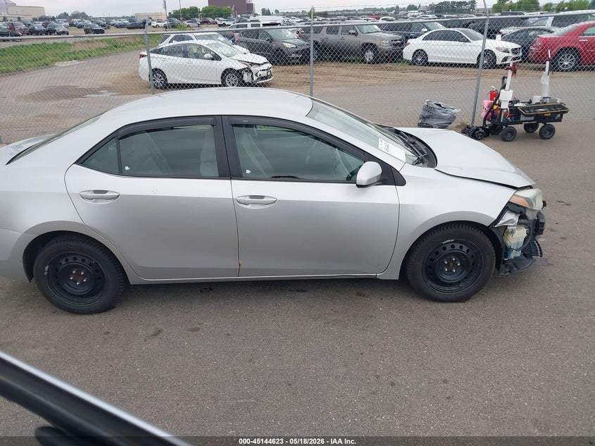 2016 TOYOTA COROLLA SEDAN 1.8L I-4 DOHC, VVT, 132HP