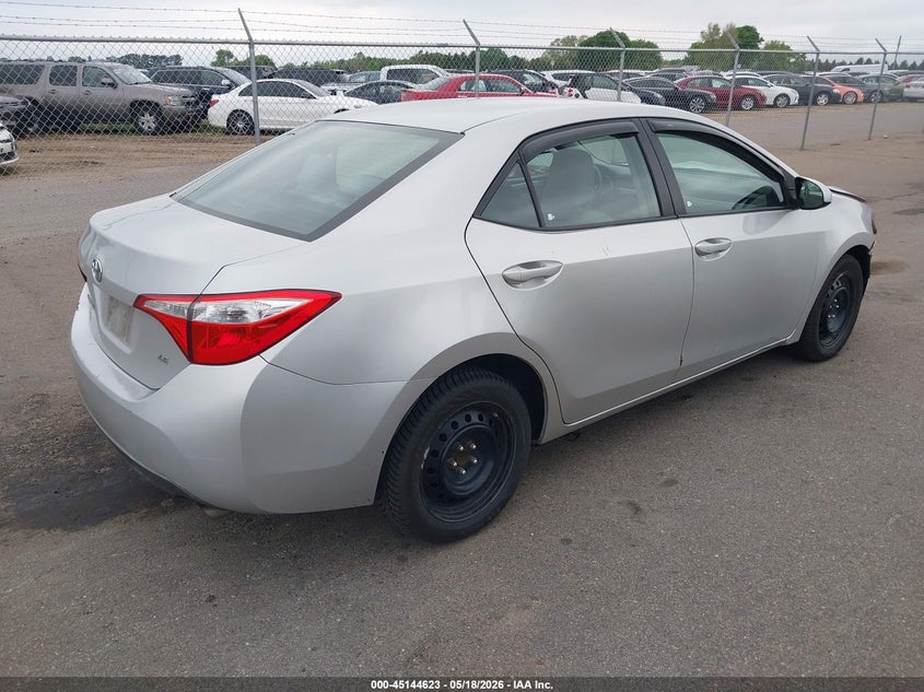 2016 TOYOTA COROLLA SEDAN 1.8L I-4 DOHC, VVT, 132HP