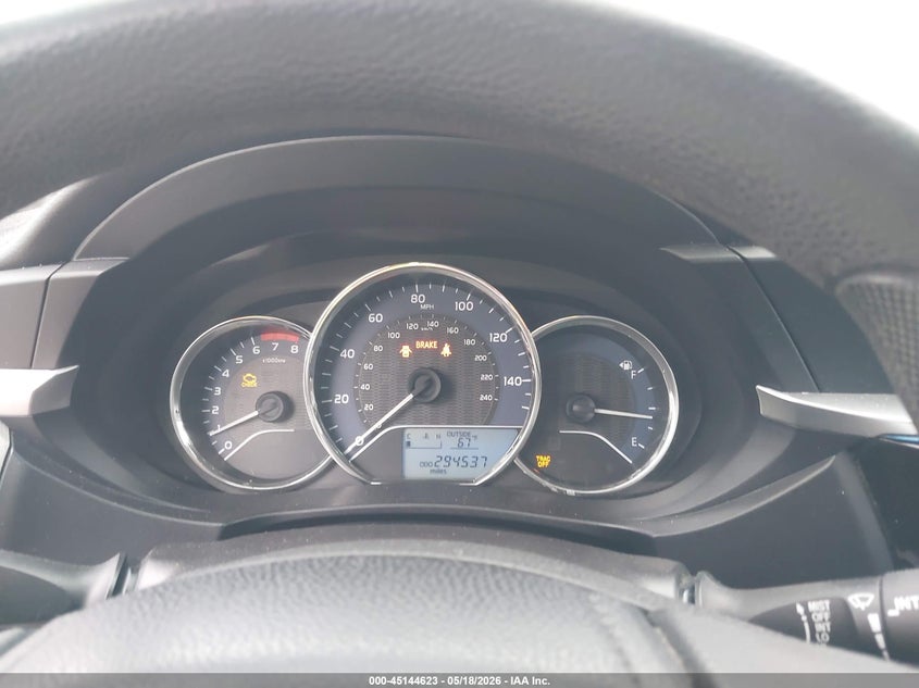 2016 TOYOTA COROLLA SEDAN 1.8L I-4 DOHC, VVT, 132HP