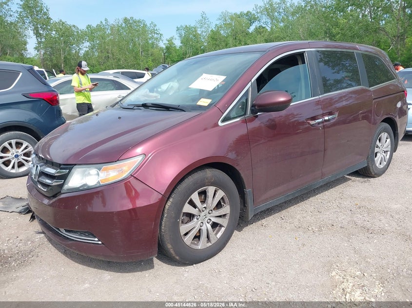 Vin: 5fnrl5h63gb128992, lot: 45642265, honda odyssey ex-l 20162