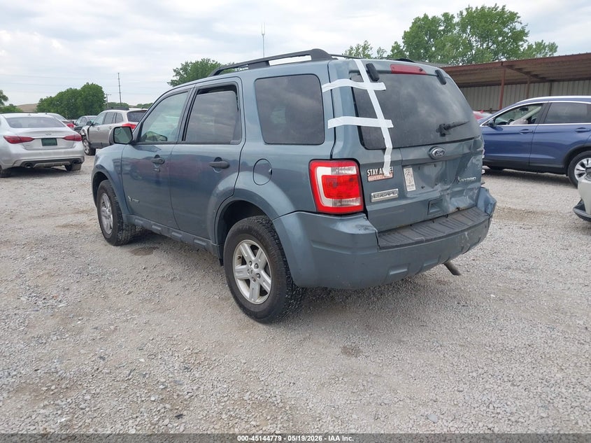 Vin: 1fmcu4k35bka50198, lot: 45642418, ford escape hybrid 20113