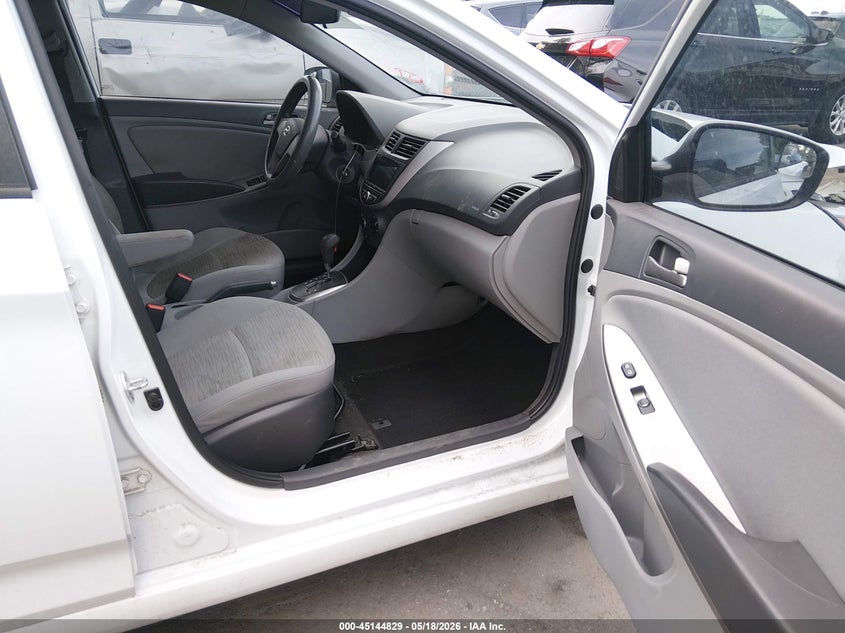 2016 HYUNDAI ACCENT SEDAN 1.6L I-4 DI, DOHC, VVT, 137HP