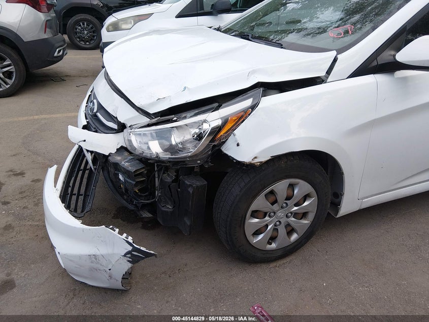 2016 HYUNDAI ACCENT SEDAN 1.6L I-4 DI, DOHC, VVT, 137HP