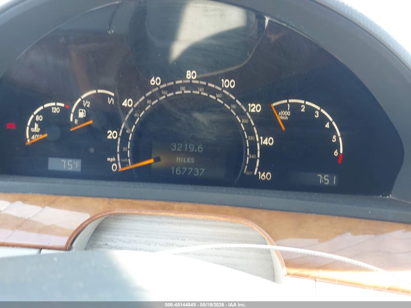 2001 Mercedes-Benz S 430 VIN: WDBNG70J61A139756 Lot: 45144849