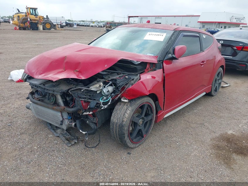 2016 Hyundai Veloster Turbo KMHTC6AE6GU272956 photo 1