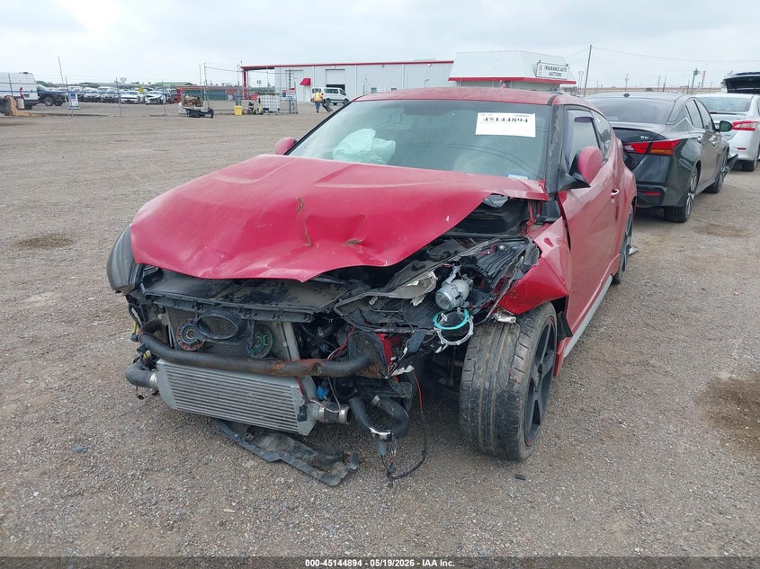 2016 Hyundai Veloster Turbo VIN: KMHTC6AE6GU272956 Lot: 45144894