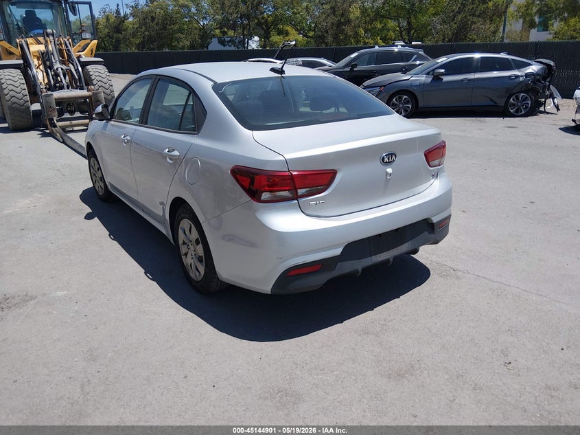 Vin: 3kpa24ab6je124109, lot: 45642540, kia rio s 20183