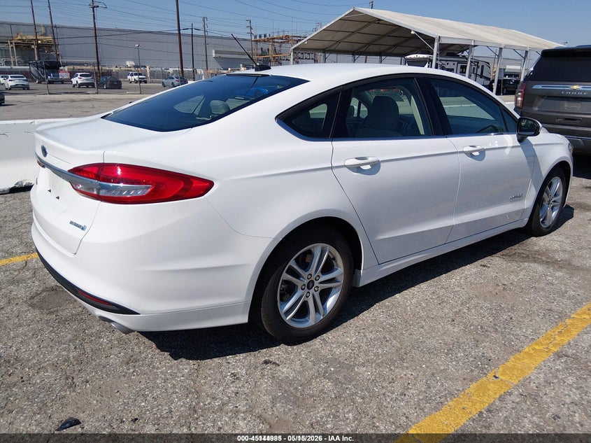 Vin: 3fa6p0uuxjr254356, lot: 45642624, ford fusion hybrid s 20184